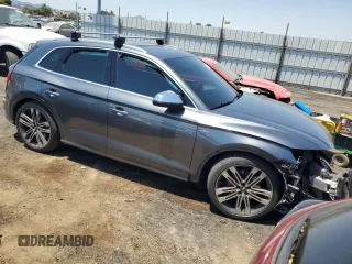 2018 Audi SQ5 Premium Plus with VIN WA1A4AFY3J2203766, listed as a Copart auction lot 62726734 with 72,881 mi miles and Salvage Title. Bid and sale history available at DreamBid. Image 4.