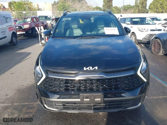 2023 Kia Sportage X-Line with VIN 5XYK6CAF6PG028997, listed as a IAAI auction lot 41719547 with 37,083 mi miles. Bid and sale history available at carsss.com. Image 12.