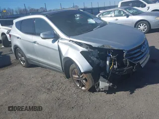 2018 Hyundai Santa Fe Sport 2.4L with VIN 5XYZU3LB8JG518668, listed as a IAAI auction lot 41673466 with 81,791 mi miles. Bid and sale history available at carsss.com. Image 1.