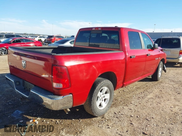 2009 Dodge 1500 SLT with VIN 1D3HB13T59J501165, listed as a IAAI auction lot 41477270 with 185,434 mi miles and . Bid and sale history available at DreamBid. Image 4.