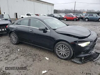 2021 Mercedes-Benz CLA with VIN W1K5J4HB3MN189791, listed as a Copart auction lot 83759684 with 141,439 mi miles and Salvage Title. Bid and sale history available at carsss.com. Image 4.