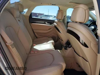 2015 Audi A8 with VIN WAUJGAFD5FN009026, listed as a Copart auction lot 81938904 with 122,880 mi miles and Salvage title. Bid and sale history available at DreamBid. Image 10.