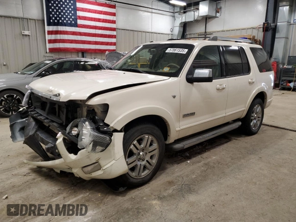 2007 Ford Explorer Limited с VIN 1FMEU75807UB86638, выставлен на аукционе Copart как лот 57861535 с пробегом 186 128 миль миль и Чистый • Clean title. История ставок и продаж доступна на DreamBid. Изображение 1.