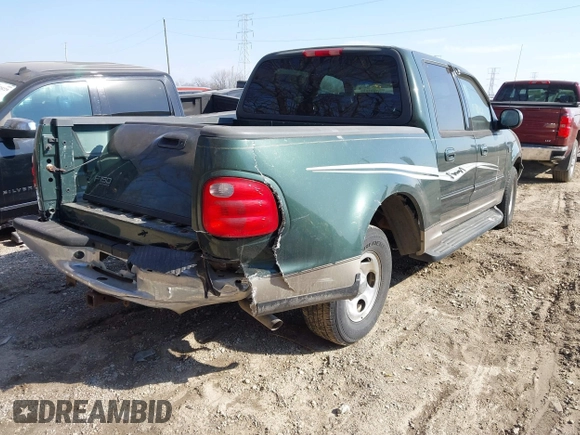 2002 Ford F-150 XLT with VIN 1FTRW07672KB47813, listed as a IAAI auction lot 41788462 with 234,684 mi miles. Bid and sale history available at carsss.com. Image 4.