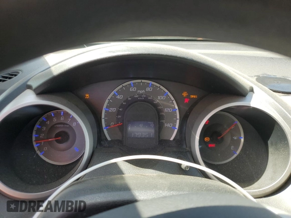 2013 Honda Fit with VIN JHMGE8H30DC053510, listed as a Copart auction lot 54104175 with 179,351 mi miles and Salvage Title. Bid and sale history available at carsss.com. Image 9.