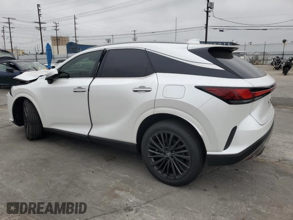 2025 Lexus RX 350h с VIN 2T2BBMCAXSC073900, выставлен на аукционе Copart как лот 59898985 с пробегом 3 409 миль миль и Списание • Salvage title. История ставок и продаж доступна на DreamBid. Изображение 2.