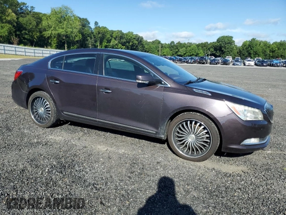 2014 Buick LaCrosse Premium II with VIN 1G4GF5G38EF229200, listed as a Copart auction lot 62501734 with 163,459 mi miles and Salvage Title. Bid and sale history available at carsss.com. Image 4.