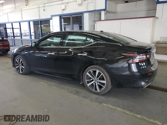 2023 Nissan Maxima SV with VIN 1N4AA6CV4PC510717, listed as a Copart auction lot 62238885 with 37,480 mi miles and Salvage title. Bid and sale history available at DreamBid. Image 2.