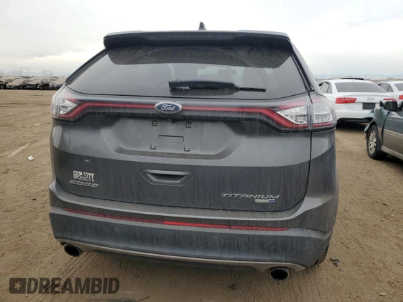2018 Ford Edge Titanium with VIN 2FMPK4K90JBB07332, listed as a Copart auction lot 82519864 with 94,866 mi miles and Salvage Title. Bid and sale history available at carsss.com. Image 6.