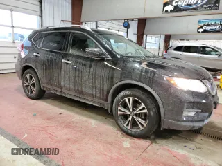 2020 Nissan Rogue SV with VIN JN8AT2MV2LW136908, listed as a Copart auction lot 45647545 with 53,481 mi miles and Salvage Title. Bid and sale history available at DreamBid. Image 4.