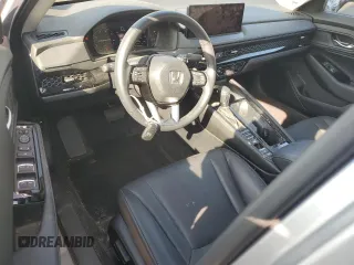 2024 Honda Accord Touring с VIN 1HGCY2F82RA063138, выставлен на аукционе Copart как лот 55148295 с пробегом 7 613 миль миль и Списание • Salvage title. История ставок и продаж доступна на DreamBid. Изображение 8.