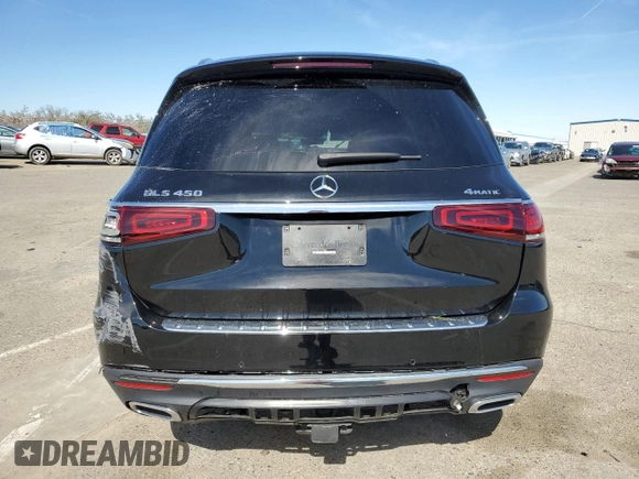 2020 Mercedes-Benz GLS with VIN 4JGFF5KE6LA218453, listed as a Copart auction lot 42919403 with 39,649 mi miles. Bid and sale history available at carsss.com. Image 6.
