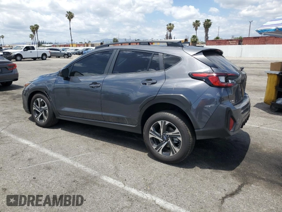 2024 Subaru Crosstrek Premium с VIN JF2GUADC6R8860997, выставлен на аукционе Copart как лот 56731155 с пробегом 9 837 миль миль и Списание • Salvage title. История ставок и продаж доступна на DreamBid. Изображение 2.