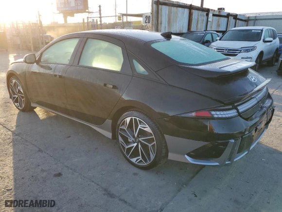 2023 Hyundai IONIQ 6 SEL with VIN KMHM34AA9PA048068, listed as a Copart auction lot 78479534 with 12,601 mi miles and Salvage Title. Bid and sale history available at carsss.com. Image 2.