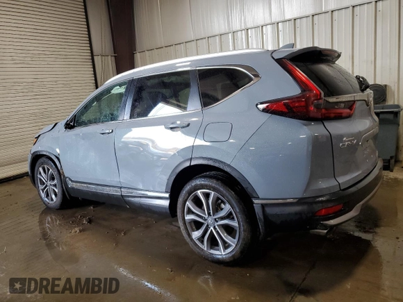 2022 Honda CR-V Touring with VIN 7FARW2H9XNE053919, listed as a Copart auction lot 46124805 with 9,394 mi miles and Salvage Title. Bid and sale history available at carsss.com. Image 2.