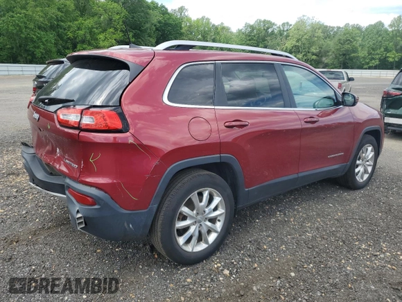 2017 Jeep Cherokee Limited z VIN 1C4PJMDB4HW599461, wystawiony jako Copart lot #56180745 z przebiegiem 42 874 mil mil oraz Szkoda całkowita • Salvage title. Historia ofert i sprzedaży dostępna na DreamBid. Obrazek 3.