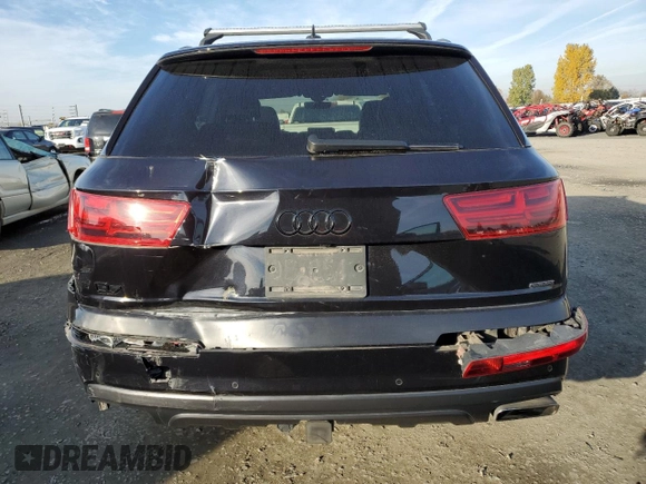 2019 Audi Q7 Prestige with VIN WA1VAAF70KD042672, listed as a Copart auction lot 79999524 with 40,434 mi miles and Salvage Title. Bid and sale history available at carsss.com. Image 6.