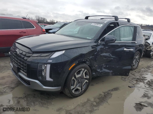2023 Hyundai Palisade Limited with VIN KM8R5DGE4PU576111, listed as a Copart auction lot 81529973 with 13,526 mi miles and Salvage Title. Bid and sale history available at carsss.com. Image 1.
