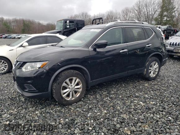 2016 Nissan Rogue S with VIN JN8AT2MV8GW146199, listed as a Copart auction lot 51977215 with 84,861 mi miles and Salvage Title. Bid and sale history available at carsss.com. Image 1.