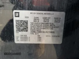 2020 Chevrolet Tahoe Commercial z VIN 1GNLCDEC2LR276931, wystawiony jako Copart lot #49162165 z przebiegiem 139 891 mil mil oraz Szkoda całkowita • Salvage title. Historia ofert i sprzedaży dostępna na DreamBid. Obrazek 13.