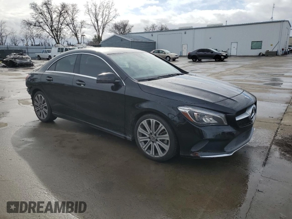 2018 Mercedes-Benz CLA 250 with VIN WDDSJ4EB1JN612712, listed as a Copart auction lot 45273445 with 59,867 mi miles and Salvage title. Bid and sale history available at DreamBid. Image 4.