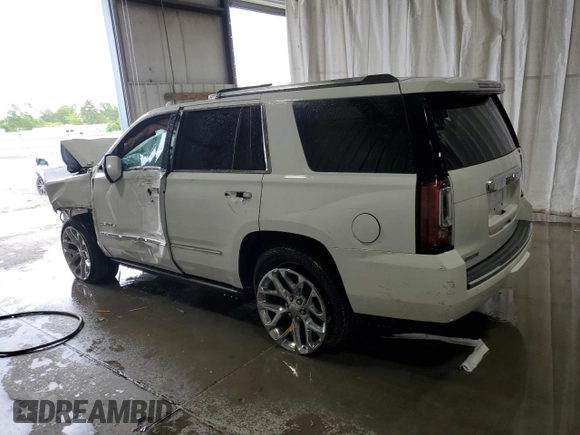 2019 GMC Yukon Denali with VIN 1GKS2CKJXKR300027, listed as a Copart auction lot 66601544 with 0 mi miles and Salvage Title. Bid and sale history available at carsss.com. Image 2.