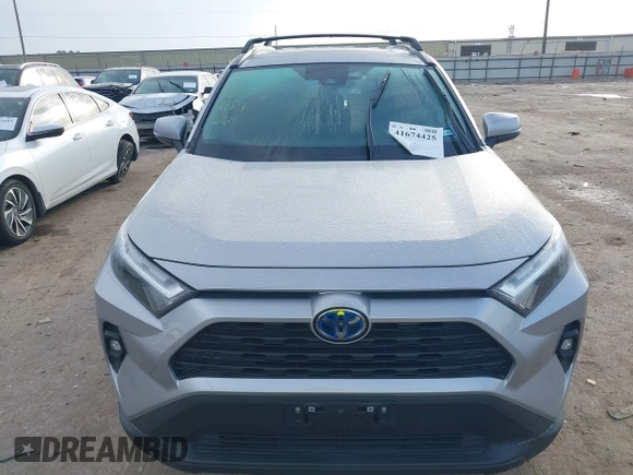 2023 Toyota RAV4 Hybrid XLE Premium with VIN 4T3B6RFV3PU116278, listed as a IAAI auction lot 41674425 with 16,246 mi miles. Bid and sale history available at carsss.com. Image 12.