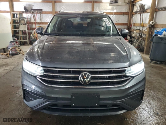 2024 Volkswagen Tiguan S with VIN 3VVFB7AX7RM184681, listed as a Copart auction lot 44536735 with 0 mi miles and Salvage Title. Bid and sale history available at carsss.com. Image 5.