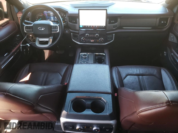 2022 Ford Expedition Max Limited with VIN 1FMJK2ATXNEA42300, listed as a Copart auction lot 46443075 with 68,628 mi miles and Salvage title. Bid and sale history available at DreamBid. Image 8.