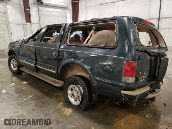 2003 Ford Excursion Limited z VIN 1FMNU43S93EA16294, wystawiony jako Copart lot #86100534 z przebiegiem 162 057 mil mil oraz Szkoda całkowita • Salvage title. Historia ofert i sprzedaży dostępna na DreamBid. Obrazek 2.