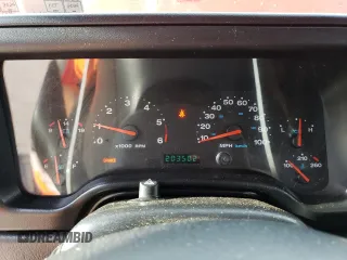 2004 Jeep Wrangler X with VIN 1J4FA39S94P709062, listed as a Copart auction lot 45573034 with 203,502 mi miles and Salvage Title. Bid and sale history available at carsss.com. Image 9.
