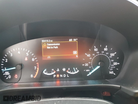 2020 Ford Escape S with VIN 1FMCU0F63LUB62467, listed as a Copart auction lot 58026175 with 60,419 mi miles and Salvage title. Bid and sale history available at DreamBid. Image 9.