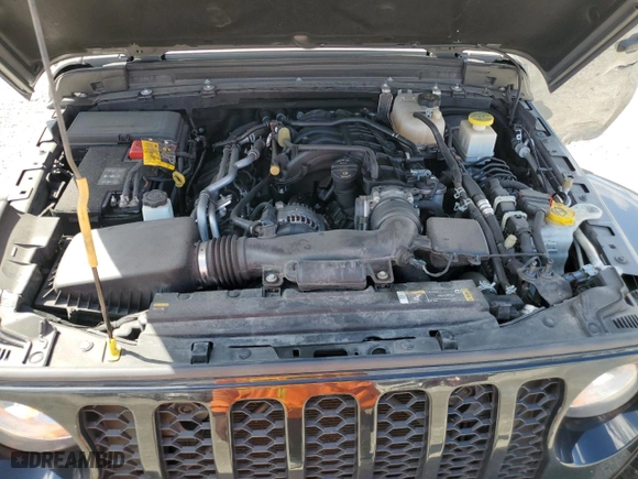 2022 Jeep Gladiator Sport S with VIN 1C6HJTAG5NL130317, listed as a Copart auction lot 71194054 with 44,324 mi miles and Salvage Title. Bid and sale history available at carsss.com. Image 12.