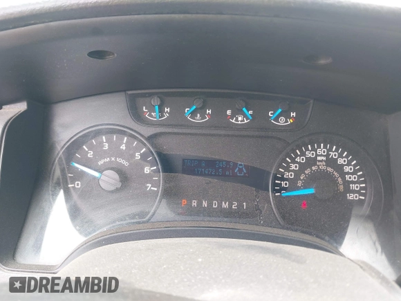 2013 Ford F-150 XL with VIN 1FTEX1EM1DFD75952, listed as a IAAI auction lot 42112875 with 171,472 mi miles and . Bid and sale history available at DreamBid. Image 7.