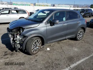 2017 FIAT 500X Urbana Edition with VIN ZFBCFXCB7HP608217, listed as a Copart auction lot 88357845 with 76,090 mi miles and Salvage title. Bid and sale history available at DreamBid. Image 1.