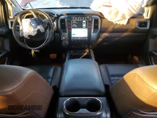 2016 Nissan Titan XD Platinum Reserve with VIN 1N6BA1F40GN505987, listed as a Copart auction lot 80798344 with 78,393 mi miles and Salvage Title. Bid and sale history available at carsss.com. Image 8.