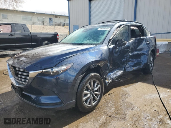 2019 Mazda CX-9 Sport with VIN JM3TCBBY6K0322025, listed as a Copart auction lot 45159805 with 44,445 mi miles and Salvage Title. Bid and sale history available at carsss.com. Image 1.