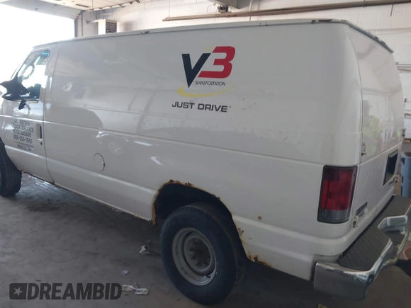 2011 Ford Econoline Cargo Commercial with VIN 1FTNE2EW6BDB06514, listed as a IAAI auction lot 42177011 with 336,946 mi miles. Bid and sale history available at carsss.com. Image 3.