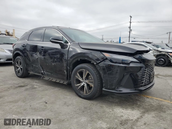 2023 Lexus RX 350h with VIN 2T2BBMCA9PC017082, listed as a Copart auction lot 56201845 with 3,605 mi miles and Salvage title. Bid and sale history available at DreamBid. Image 4.