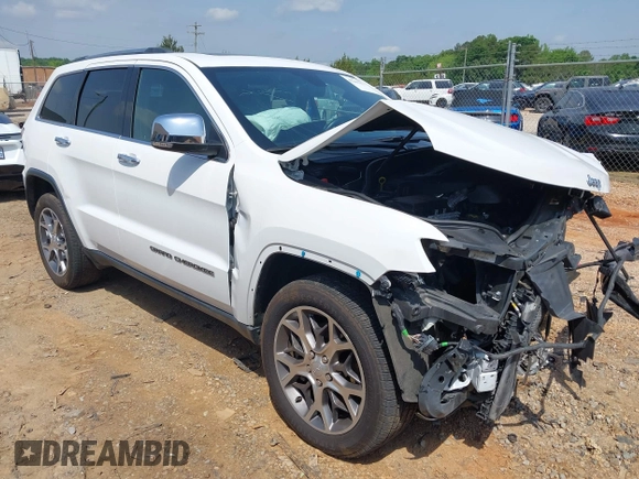 2021 Jeep Grand Cherokee Limited with VIN 1C4RJFBG0MC838597, listed as a IAAI auction lot 42263177 with 86,728 mi miles and . Bid and sale history available at DreamBid. Image 1.