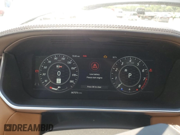 2018 Land Rover Range Rover Sport SVR with VIN SALWZ2SE9JA188901, listed as a Copart auction lot 60599224 with 67,573 mi miles and Clean Title. Bid and sale history available at carsss.com. Image 9.