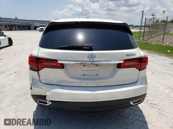 2016 Acura MDX with VIN 5FRYD3H26GB017121, listed as a Copart auction lot 51688653 with 163,867 mi miles. Bid and sale history available at carsss.com. Image 6.
