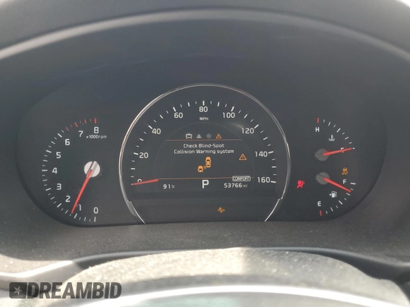 2020 Kia Sorento EX with VIN 5XYPH4A59LG709498, listed as a Copart auction lot 64867935 with 53,766 mi miles and Clean title. Bid and sale history available at DreamBid. Image 9.