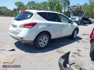 2011 Nissan Murano SL with VIN JN8AZ1MW0BW175478, listed as a IAAI auction lot 42035369 with 138,953 mi miles. Bid and sale history available at carsss.com. Image 4.