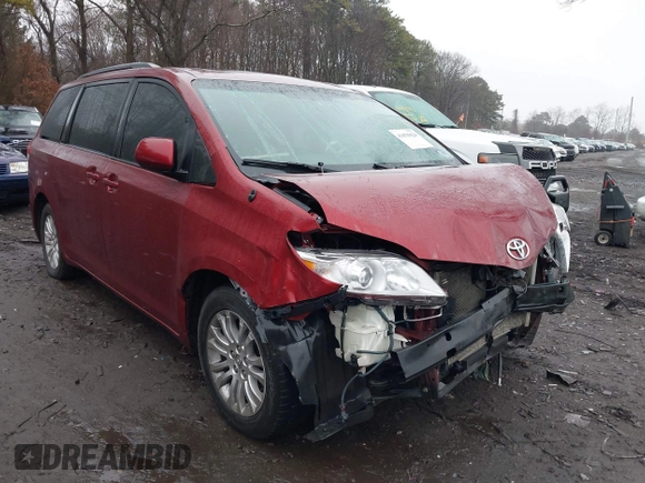 2014 Toyota Sienna XLE with VIN 5TDYK3DC0ES510579, listed as a IAAI auction lot 41470424 with 304,620 mi miles and . Bid and sale history available at DreamBid. Image 6.