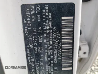2021 Hyundai Venue SEL с VIN KMHRC8A32MU100035, выставлен на аукционе Copart как лот 51099805 с пробегом 103 995 миль миль и Списание • Salvage title. История ставок и продаж доступна на DreamBid. Изображение 13.