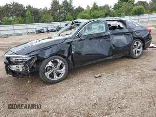 2019 Honda Accord EX z VIN 1HGCV1F40KA021816, wystawiony jako Copart lot #57883645 z przebiegiem 51 241 mil mil oraz Nie do naprawy • Non repairable. Historia ofert i sprzedaży dostępna na DreamBid. Obrazek 1.