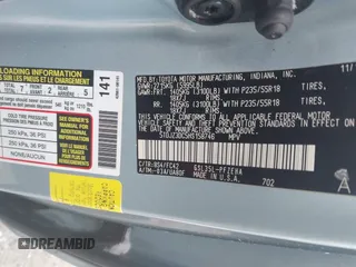 2017 Toyota Sienna LE with VIN 5TDJZ3DC5HS158746, listed as a IAAI auction lot 41343900 with 79,019 mi miles. Bid and sale history available at carsss.com. Image 9.