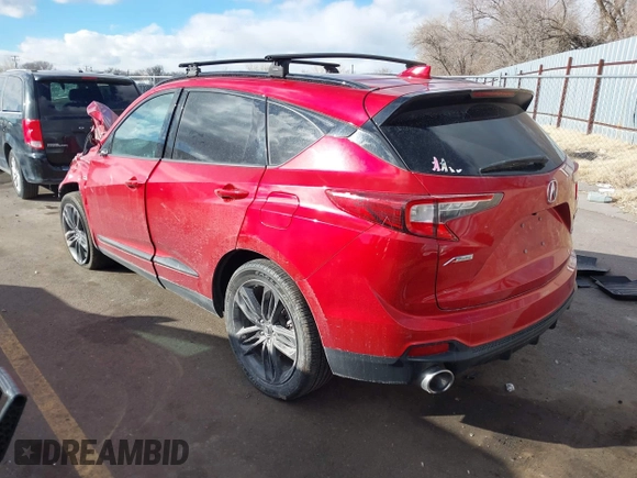 2020 Acura RDX w/A-Spec Pkg with VIN 5J8TC2H66LL028429, listed as a IAAI auction lot 41544878 with 41,504 mi miles. Bid and sale history available at carsss.com. Image 3.