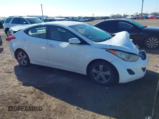 2011 Hyundai Elantra GLS with VIN 5NPDH4AE2BH002849, listed as a IAAI auction lot 41641610 with 186,923 mi miles. Bid and sale history available at carsss.com. Image 1.